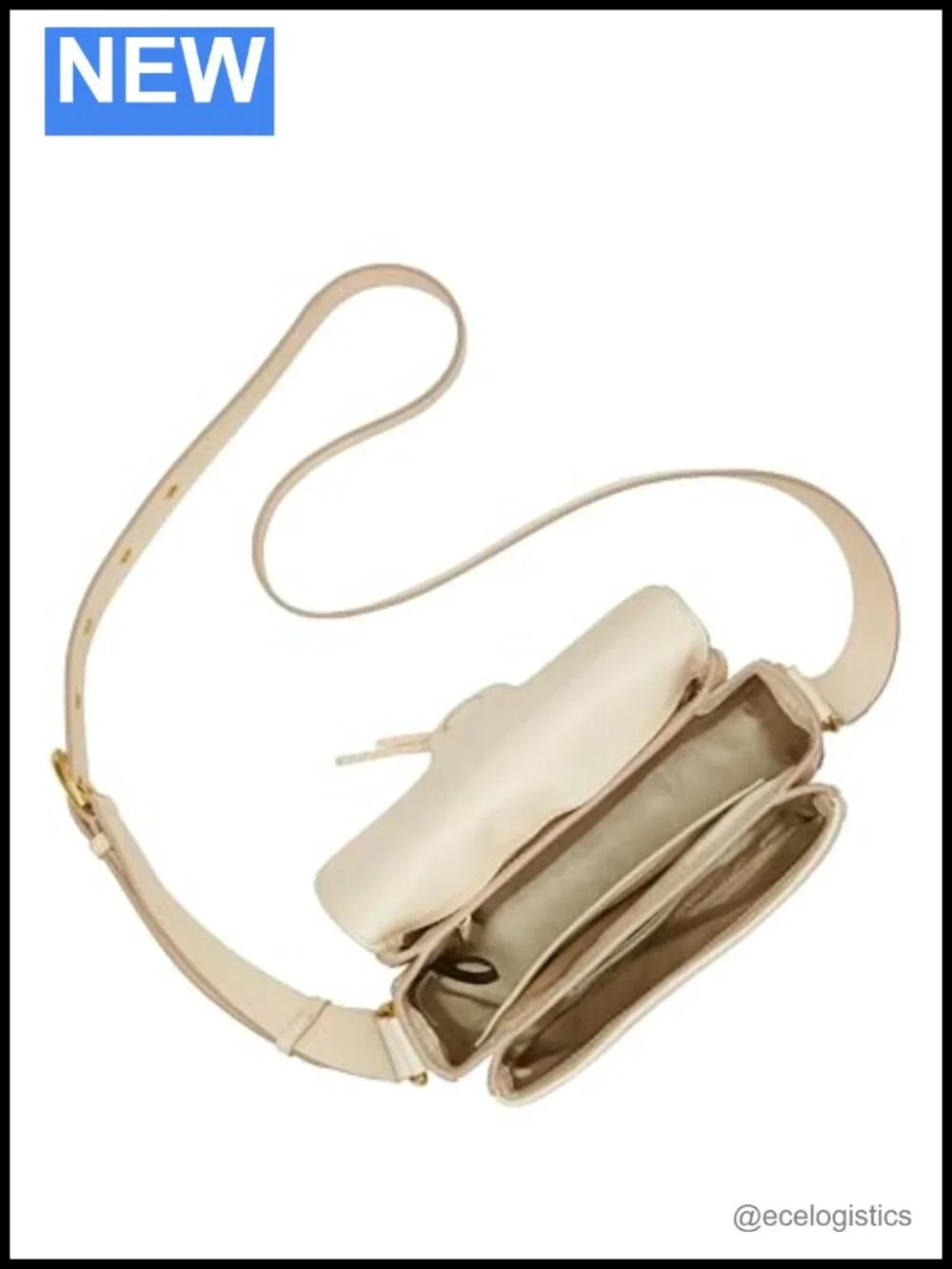 Vince Camuto Women's Leather Crossbody Bag Satchel Magnetic Closure